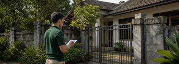 Tim Lokahuni melakukan survey langsung di lokasi properti